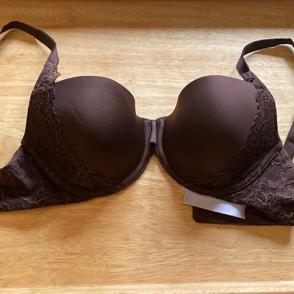Savagexfenty 32DD bra, brown lace